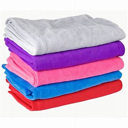 Blankets Blanket Fleece Pink Soft Thick Silver