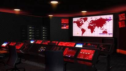 Command Center Control Operation Lights Military Space