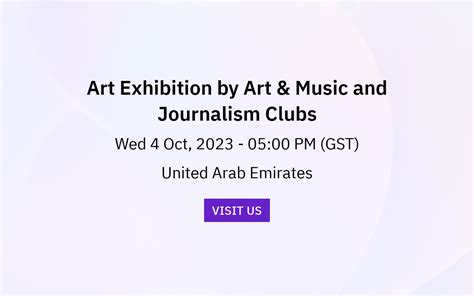 Art Exhibition By Art And Music And Journalism Clubs