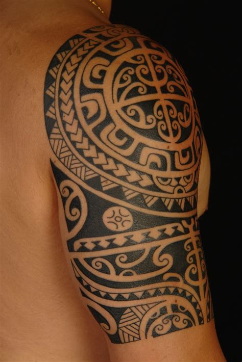 Polynesian Half Sleeve On Anthony 3 Koru Tattoo Flickr