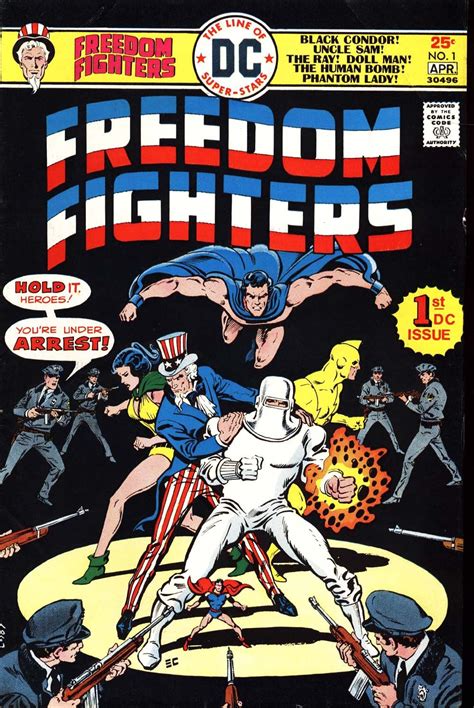 Freedom Fighters Comic Book Covers Comics Dc Comic Books