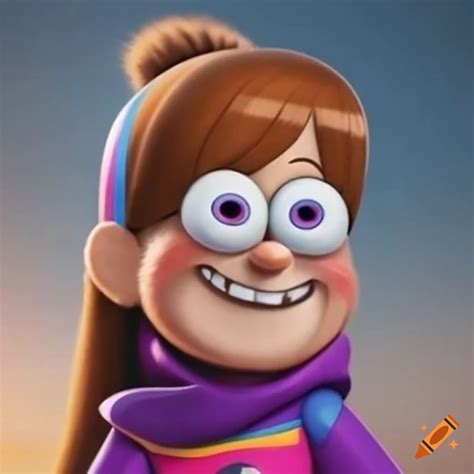 Mabel Pines Portrait Morphing Into Judy Hopps From Zootopia On Craiyon