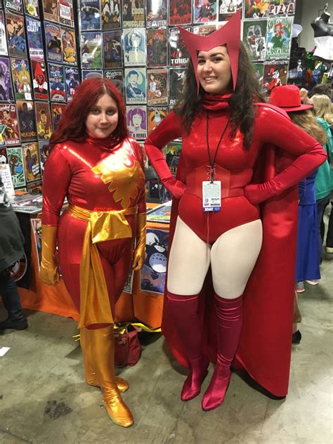 Scarlet Witch And Phoenix At Awesome Con 2019 By Rlkitterman On Deviantart