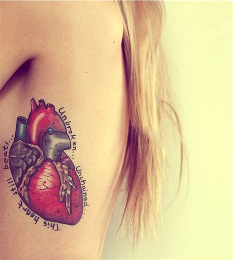 33 Bästa Bilderna Om Actual Heart Outline Tattoo Design På Pinterest