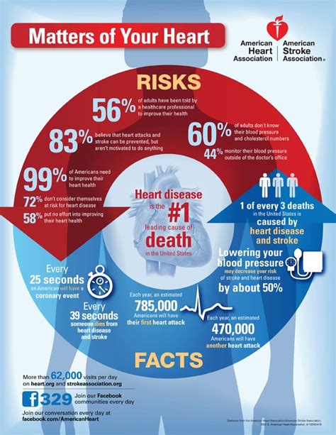 American Heart Association Infographics On Heart Disease