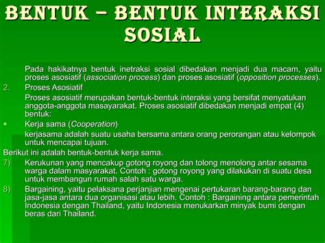 BENTUK INTERAKSI SOSIAL | PPT