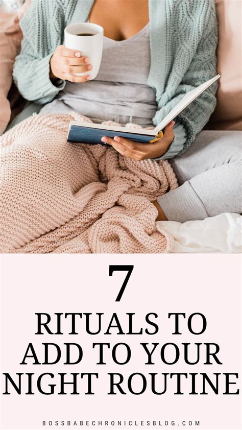 7 rituals to boost your night routine