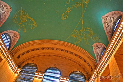 Grand central was a technical marvel. Grand Central Station Magnificent Ceiling Art Manhattan Ne ...