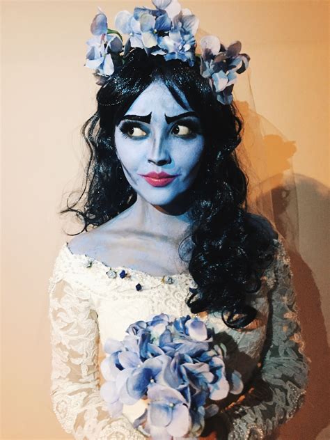 Emily Corpse Bride Costume Makeup Idea Tim Burton Disney Costume Makeup