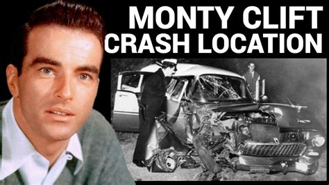 Montgomery Clift 1956 Car Crash Exact Location Youtube