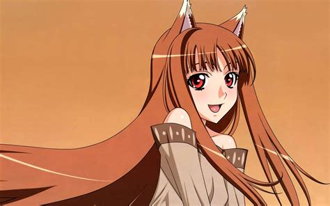 Red and white wolf female. Spice, And, Wolf, Girl, Anime Images, HD Anime Wallpapers ...