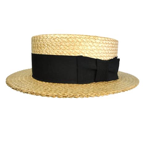 Stetson Mens Boater Hat At 1stdibs