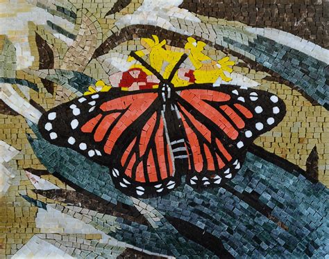 Mosaic Wall Art Butterfly Birds And Butterflies Mozaico