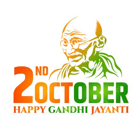 Gandhi Jayanti Or 2nd October Indian National Flag With Mahatma Ji