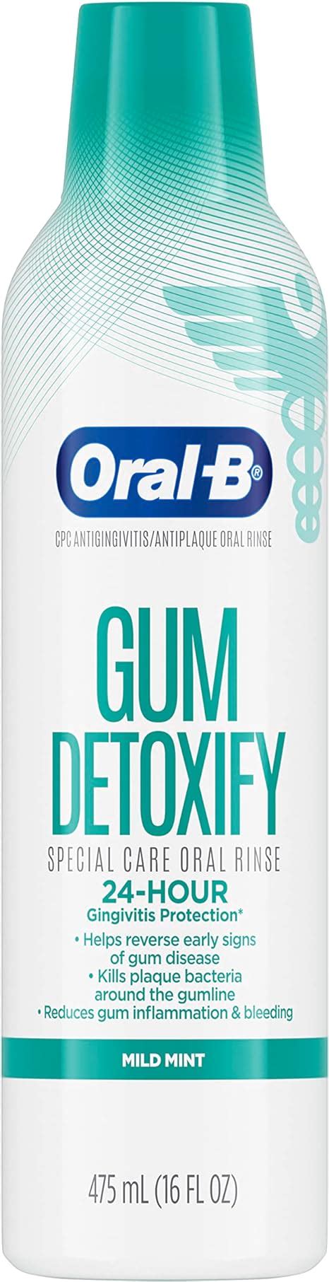 Oral B Gum Detoxify Mouthwash Special Care Oral Rinse