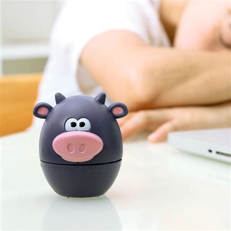 Hadeli Dial Timer Creative And Diverse Cute Animal Model Kitchen Timer