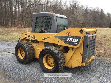 2006 Gehl 7810 Skid Steer Loader Skidloader Enclosed Cab Big Machine