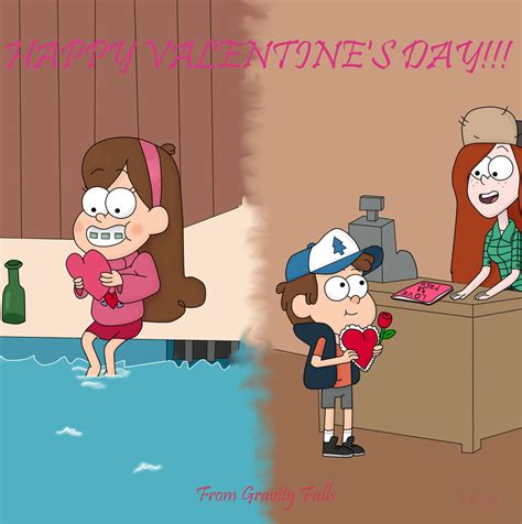 Gravity Falls Valentines Day By Magpie345ab1 On Deviantart