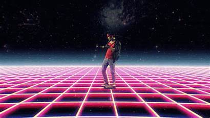 Retro Fury Kung Synthwave Space Animations 80s