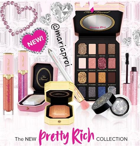 Too Faced Pretty Rich Makeup Collection For Spring 2019