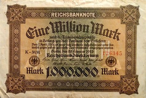 1 000 000 Mark Reichsbanknote Germany 1871 1948 Numista