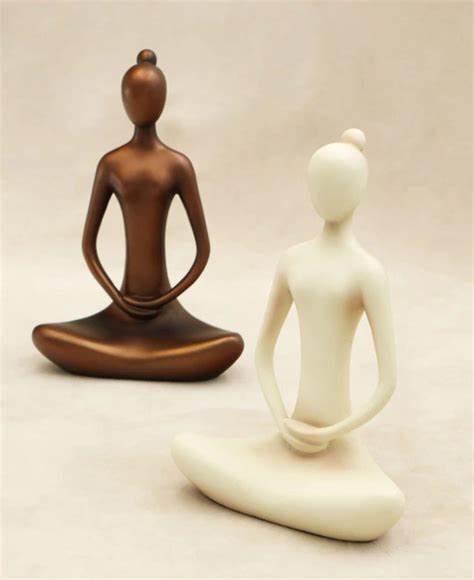 Meditating Woman Yoga Statue 7 Inches In 2020 Meditation Room Decor