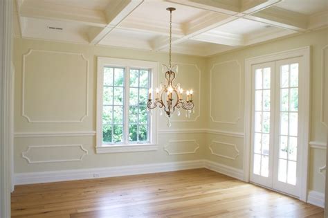 So many types of molding decorate our homes today, it's often difficult to distinguish them—and learn which types you should purchase for your home chair railing is functional molding meant to protect walls from being damaged by furniture. Trim Moldings - Transitional - dining room - Tiek Built Homes