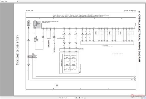 LEXUS ES350 2016-2018 Electrical Wiring Diagram | Auto Repair Manual