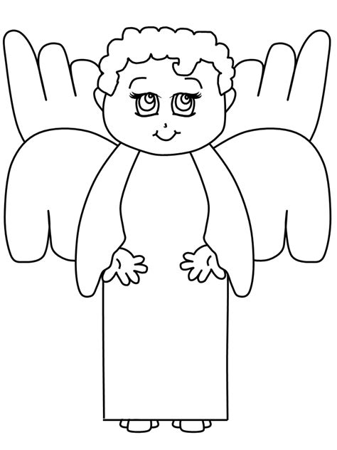 Printable Angels Coloring Home
