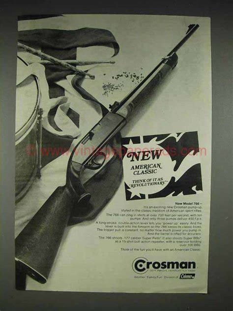 1975 Crosman Model 766 Airgun Ad New American Classic