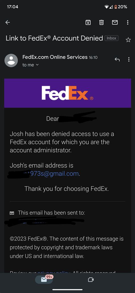 Anyone Receive An Email Like This Before Rfedex