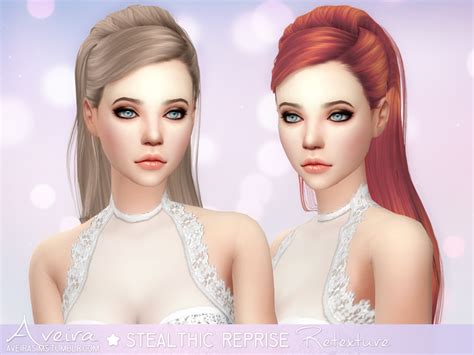My Sims 4 Blog Hair Retexture Pack For Females By Aveirasims