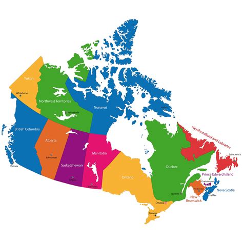Nekompatibilní Nedělej Drážka Canada Territories Map Učit Molester Spojenec