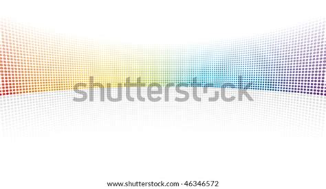 Color Spectrum Dots On White Background Stock Vector Royalty Free