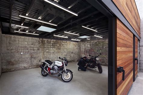 Motorcycle Garage — Dameron Architecture Motorcycle Garage Garage Design Garage Workshop