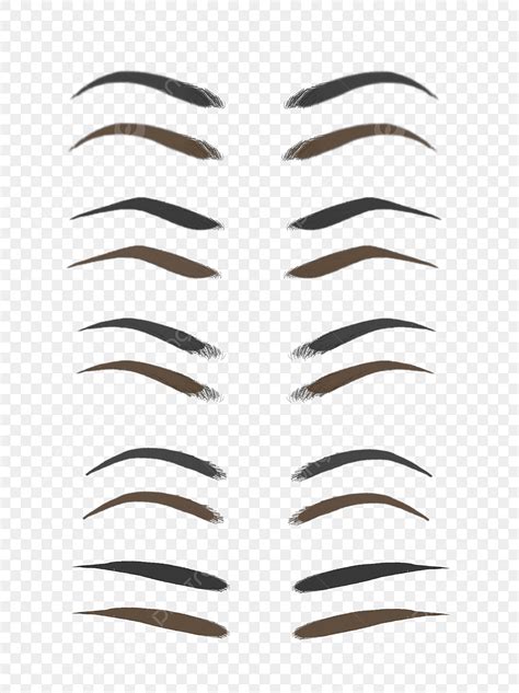 Free Material Png Picture Dark And Light Eyebrows Free Material Ps