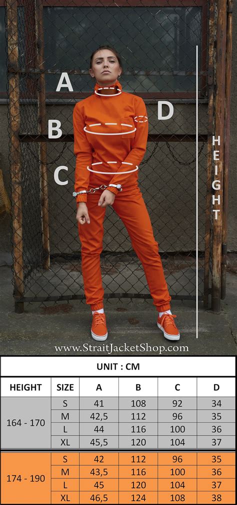 Prisoner Orange Jumpsuit With Neck Collar Restraining Bdsm Etsy
