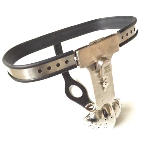 Cinturón de castidad para hombre jaula para pene y escroto Dispositivo de Castidad de acero
