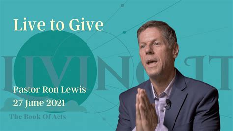 Live To Give June 27th Sermon Every Nation Nyc Youtube