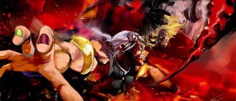 Anime demon slayer kimetsu no yaiba hd gyutaro tengen Gaming Mat Desk