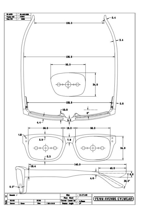 Available in most of files format including 3ds max. Inside Look: Frame Design | Wooden glasses, Technical ...