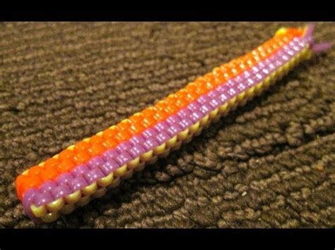 Hold 1 of the strands and twist it around the other strand twice, making 2 loops over the straight piece. Brick (Supersquare) Stitch - Starting - YouTube