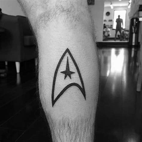 50 Star Trek Tattoo Designs For Men Science Fiction Ink Ideas In 2021