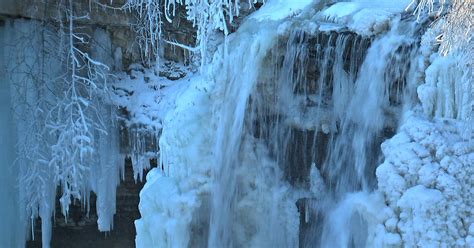 How Does A Waterfall Freeze Cbs Minnesota