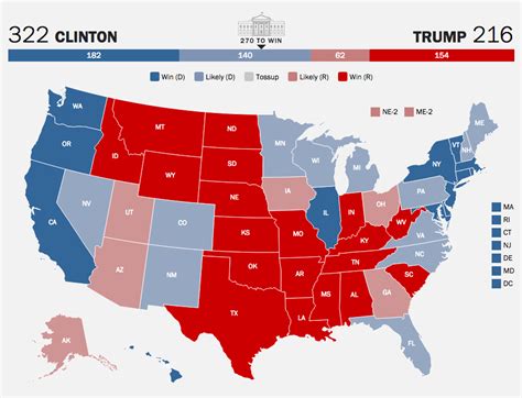 Coverage of the 2016 us presidential election with presidential candidate biographies, finances, and pro and con positions on key issues. Election 2016: 7 Maps Predict Paths to Electoral Victory ...