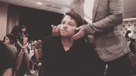 And This Face Stroking Too Jensen Ackles And Misha Collins