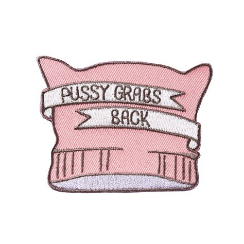 Sweet80 Punky Pins Pussy Grabs Back Embroidered Iron On Patch