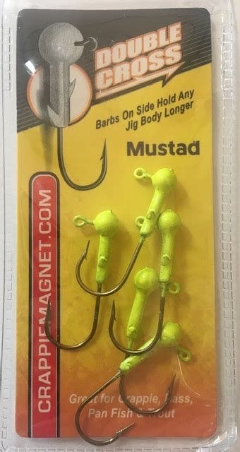 Crappie Magnet Double Cross Jig Heads Monks Crappie