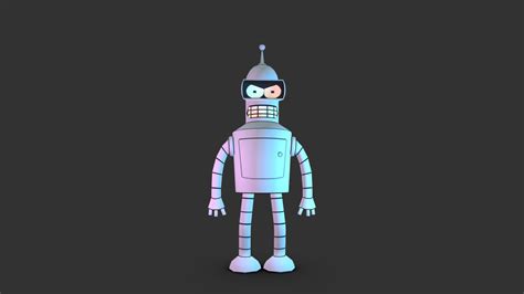 Bender By Futurama Download Free 3d Model By Fysyde B61897e Sketchfab