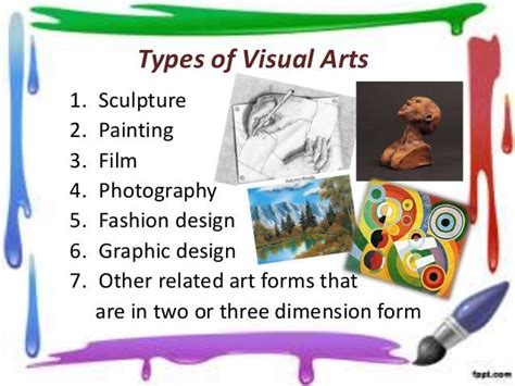 Types Of Visual Arts Ppt Design Talk